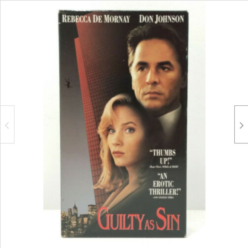 Guilty as Sin (VHS, 1993) 4742E1M
